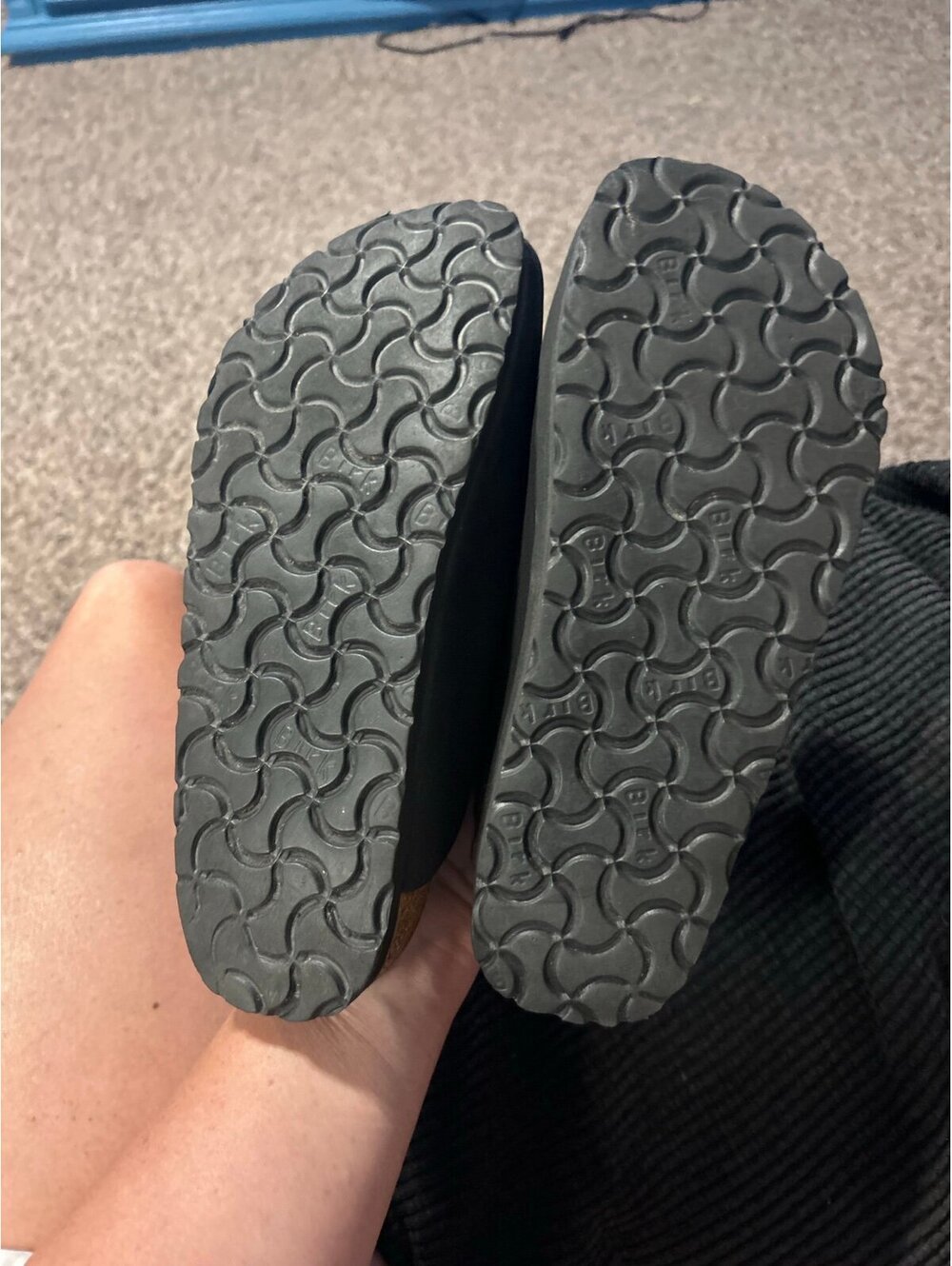 Birkenstock Black Slip-On Clogs Mules - Picture 2 of 5